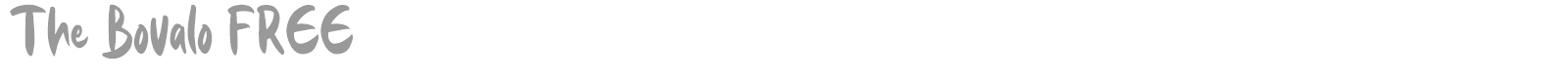 The Bovalo font preview